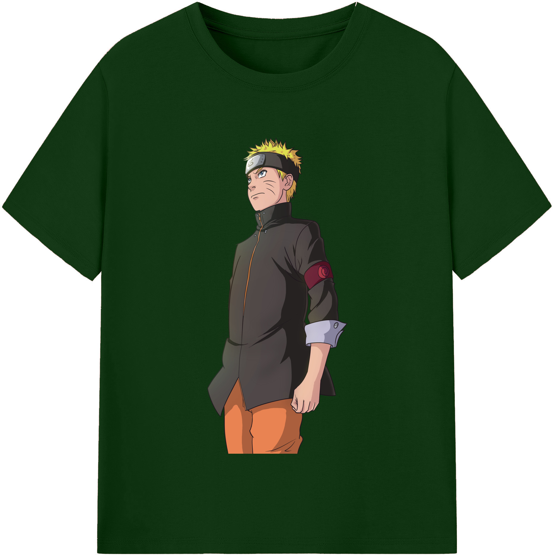 （画像用） NARUTO -ナルト- うずまき ナルト Uzumaki Naruto 綿100％半袖Tシャツ（フロントプリント）